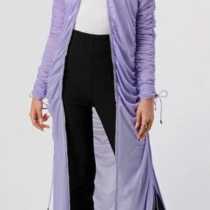 Women's Lavender Knit Cardigan